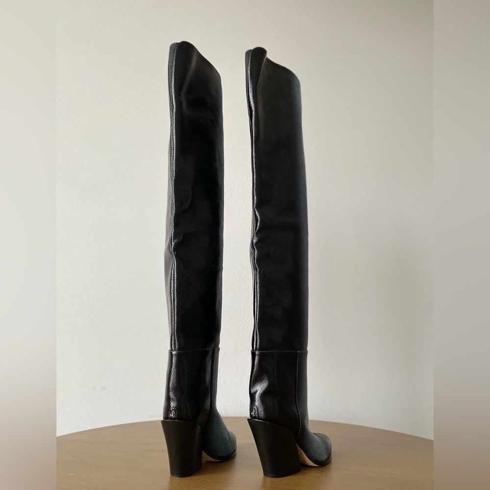 New Jimmy Choo - Maceo denim over-the-knee boots 37 $2,025 - Picture 12 of 15